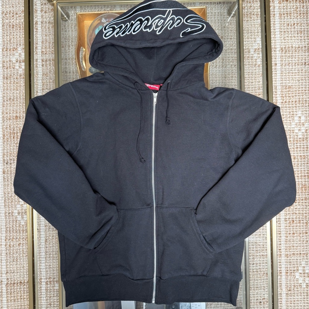 Supreme Black Zip-Up Men's Sweater